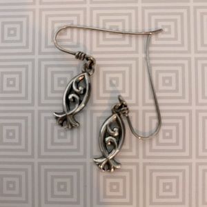 Fish dangle earrings